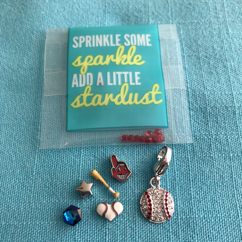 Origami Owl Cleveland Indians baseball collection